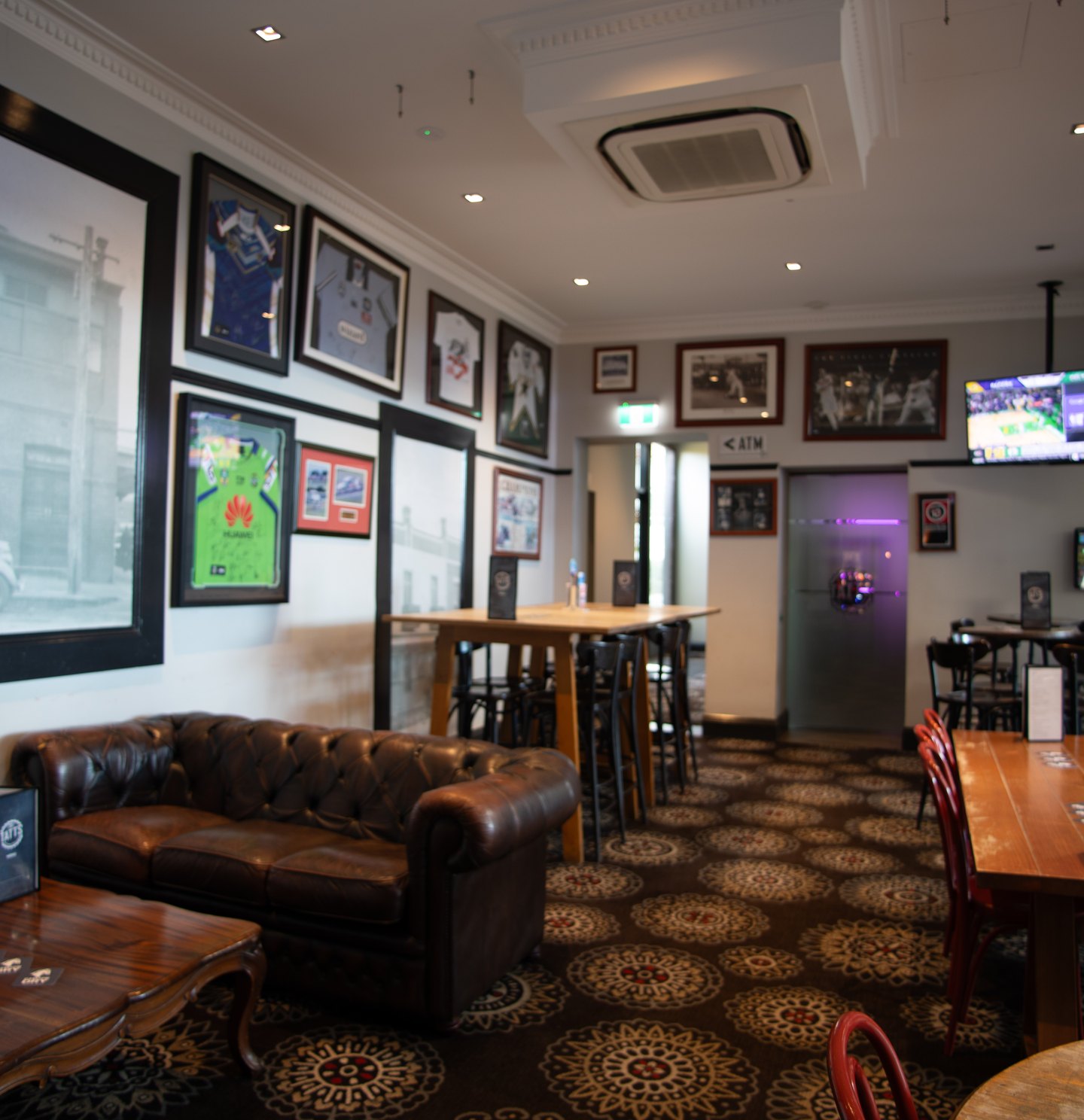 Lounge interior at The Tatts